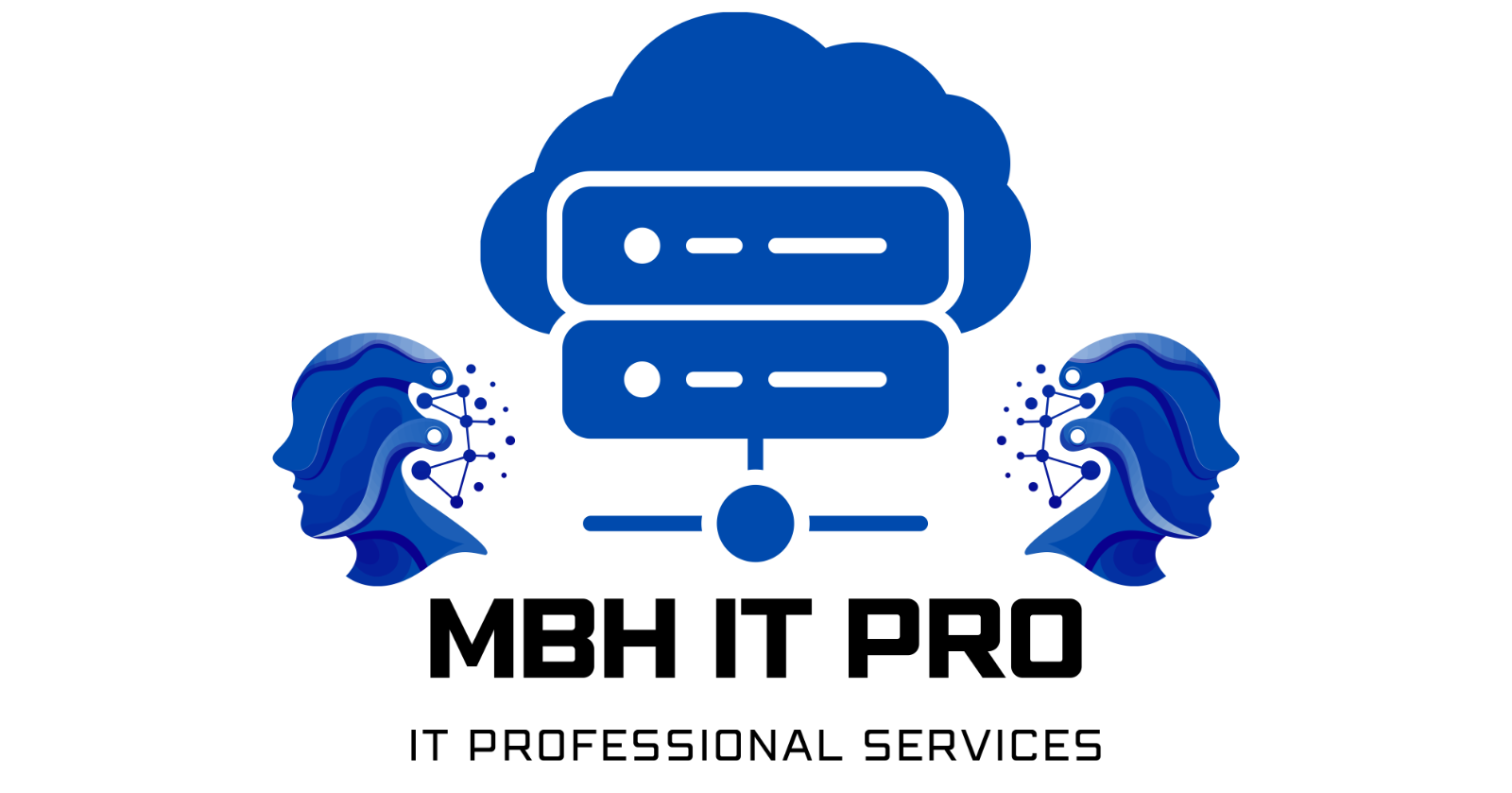 MBH IT PRO Cloud Infrastructure and Cybersecurity Logo MBH IT PRO logo with cloud infrastructure and cybersecurity services